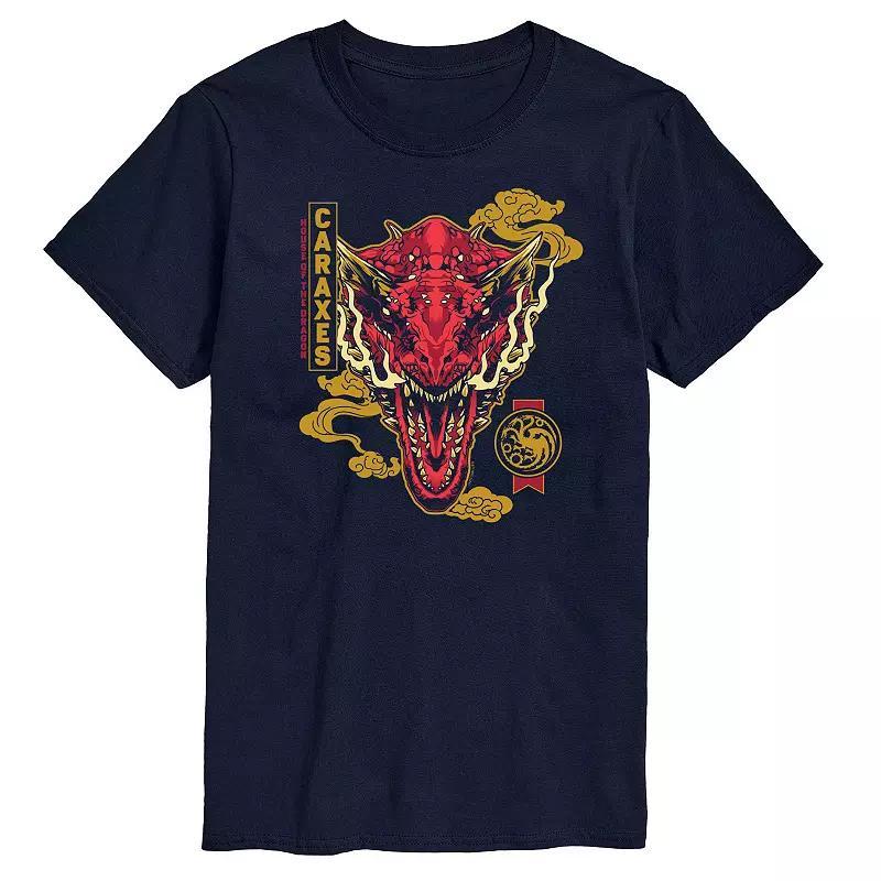 Men's House Of Dragon Caraxes Badge Graphic Tee, Size: Large, Blue Product Image