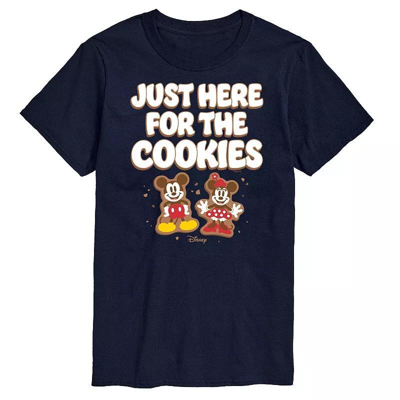 Disney's Big & Tall Just Here For The Cookies Graphic Tee, Men's, Size: 3XB, Blue Product Image