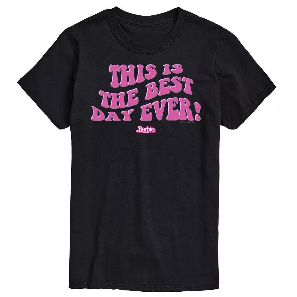 Big & Tall Barbie The Movie Theatrical Best Day Ever Graphic Tee, Men's,  Product Image