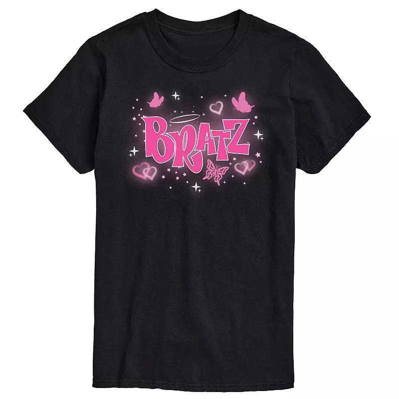 Men's Bratz Y2K Butterfly Logo Graphic Tee, Size: Medium, Blue Product Image