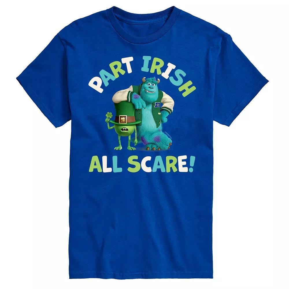 Disney's Monsters Inc. Men's Part Irish All Scare Graphic Tee,  Product Image