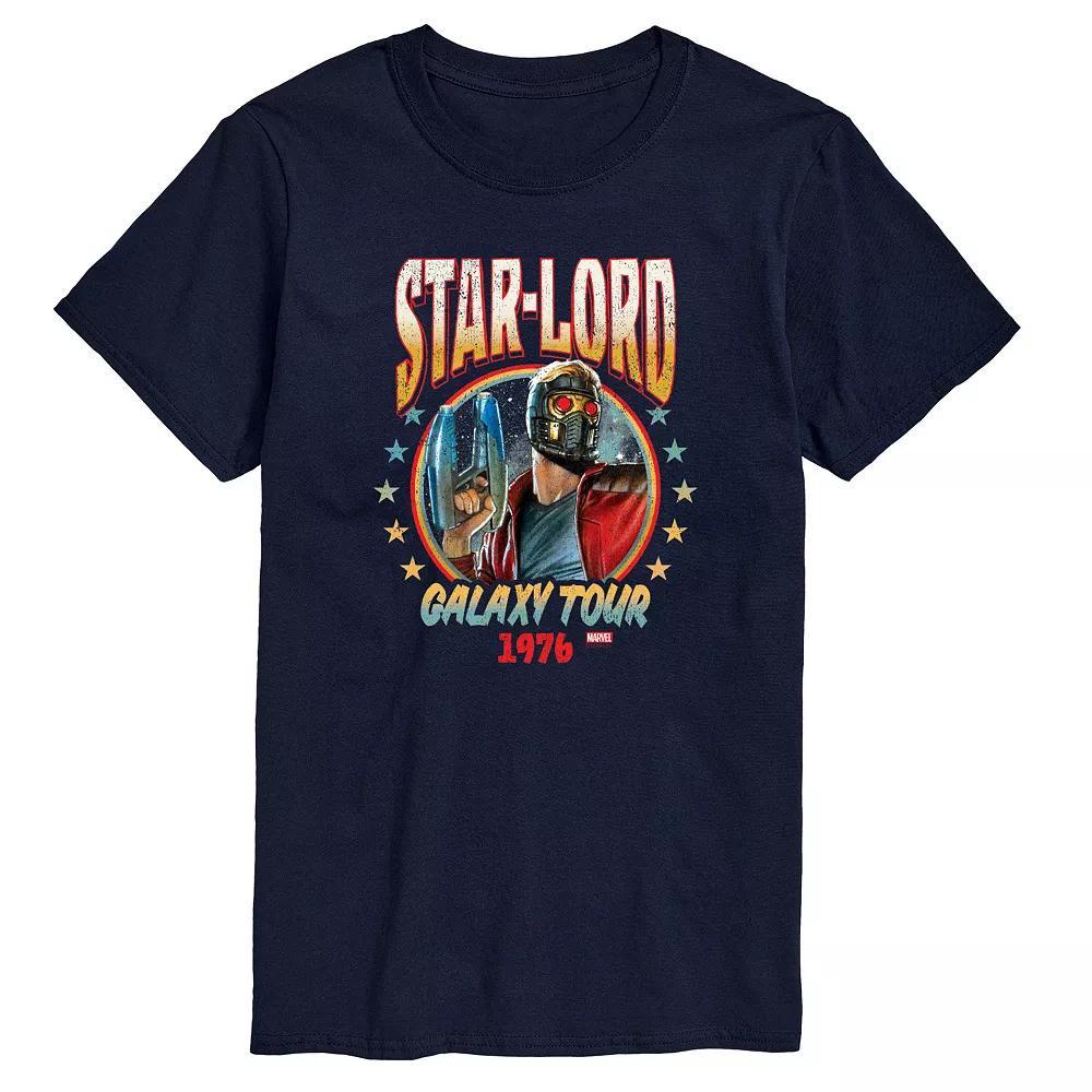 Men's Marvel Guardians Of The Galaxy Star-Lord Galaxy Tour 1976 Graphic Tee,  Product Image