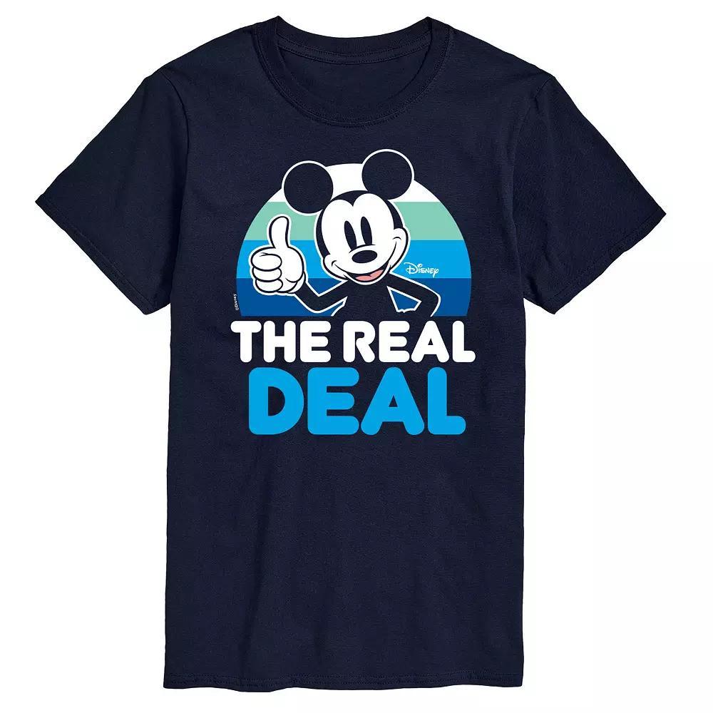 Disney's Mickey Mouse Big & Tall Real Deal Graphic Tee, Men's,  Product Image