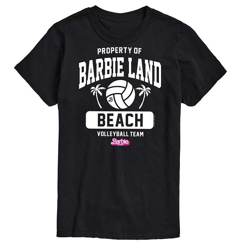 Big & Tall Barbie The Movie Volleyball Graphic Tee, Mens Product Image