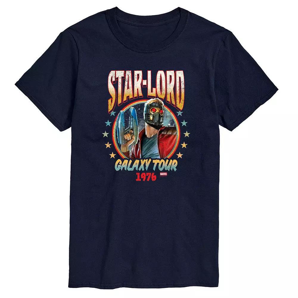 Men's Marvel Guardians Of The Galaxy Star-Lord Galaxy Tour 1976 Graphic Tee,  Product Image