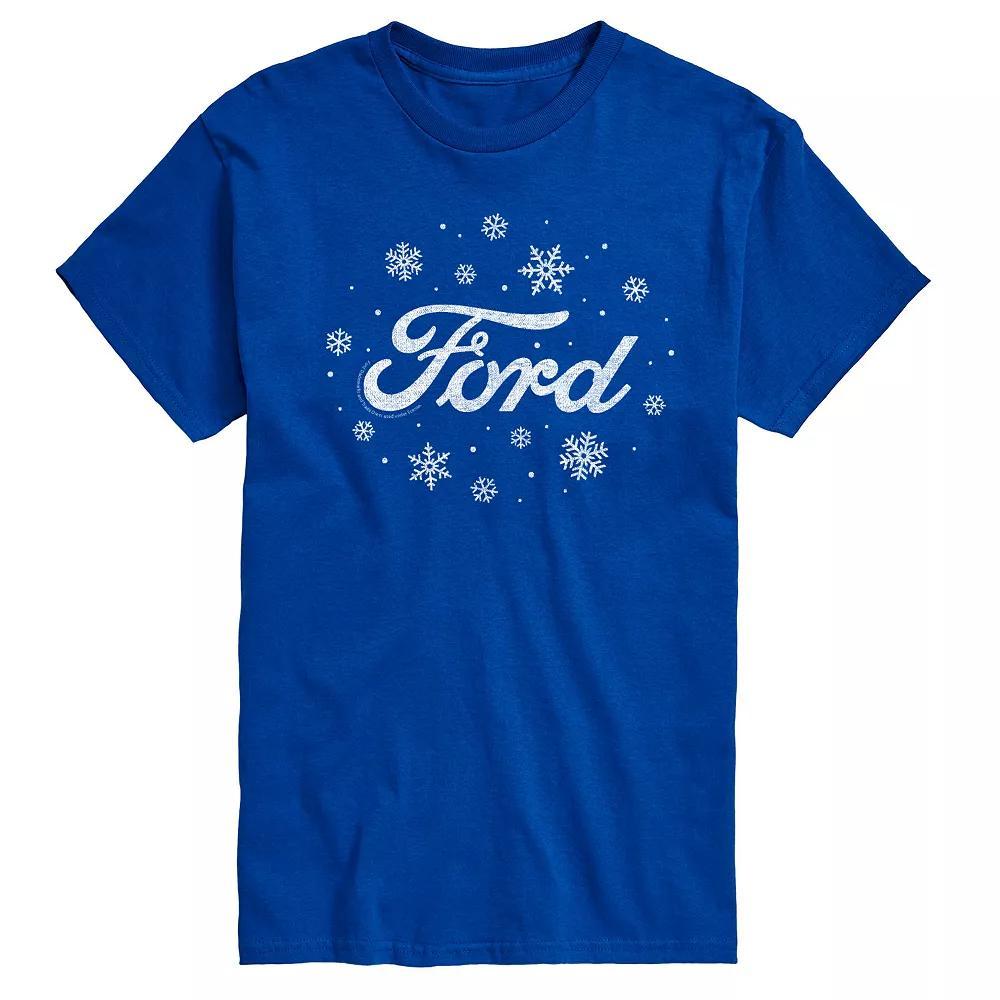 Men's Ford Snowflakes Logo Graphic Tee,  Product Image
