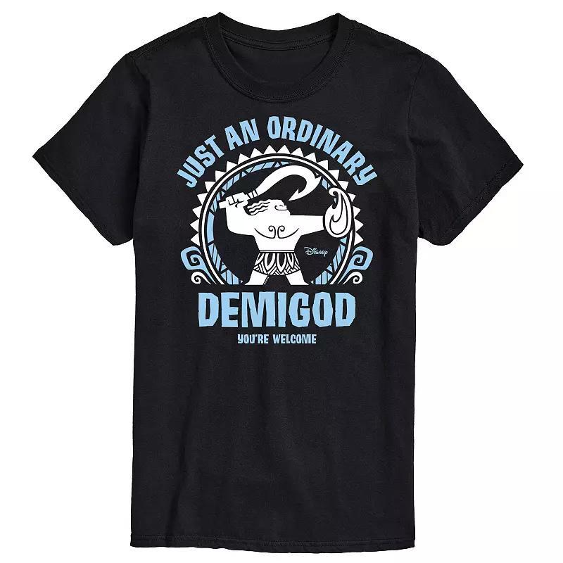 Disneys Moana Big & Tall Just Ordinary Demigod Graphic Tee, Mens Product Image