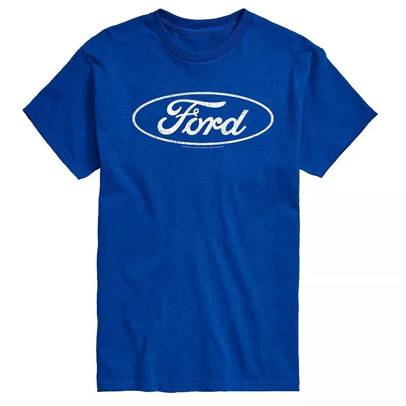 Big & Tall Ford Vintage Logo Graphic Tee, Men's, Size: XXL Tall, Blue Product Image