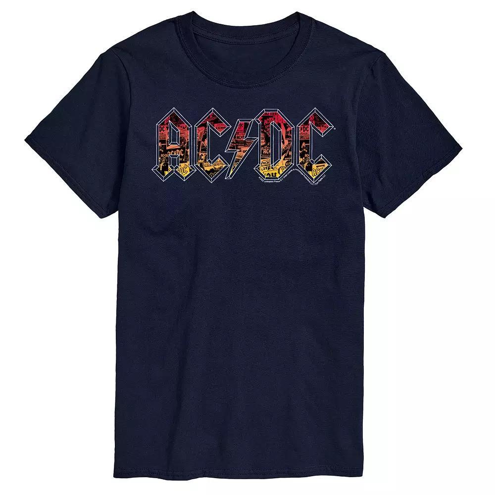 Men's ACDC Logo Tee, Size: Medium, Grey Product Image