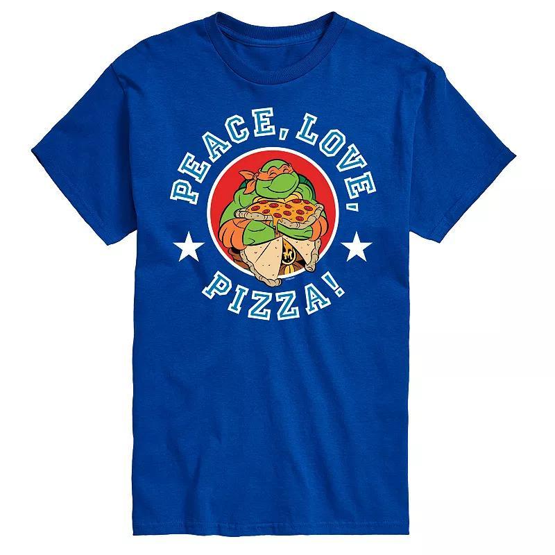 Men's Teenage Mutant Ninja Turtles Peace Love Graphic Tee, Size: Small, Purple Product Image