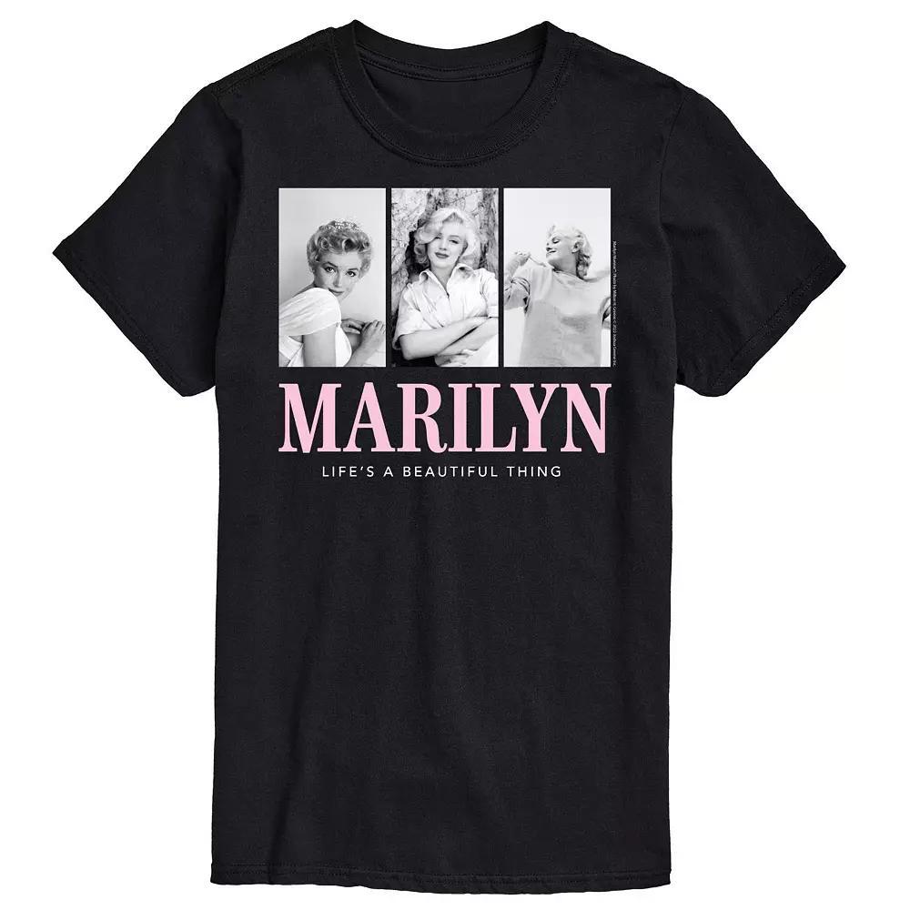 Men's Marilyn Monroe Beautiful Thing Tee, Size: Small, Black Product Image