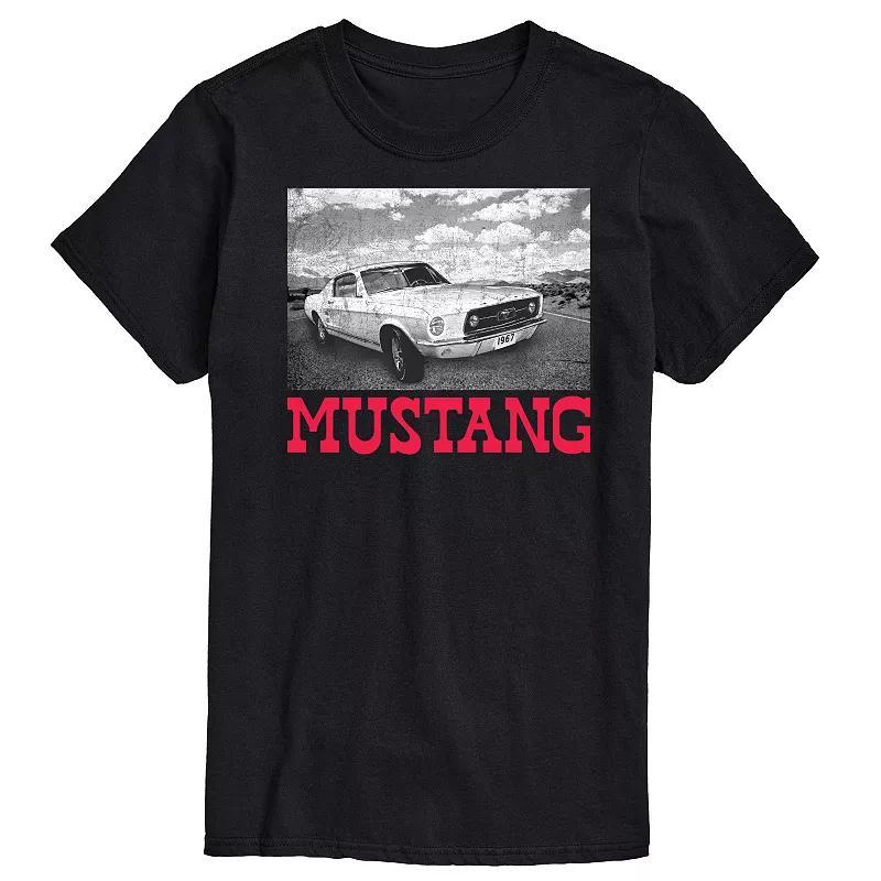 Big & Tall Ford Mustang 1967 Vintage Graphic Tee, Men's, Size: XXL Tall, Black Product Image