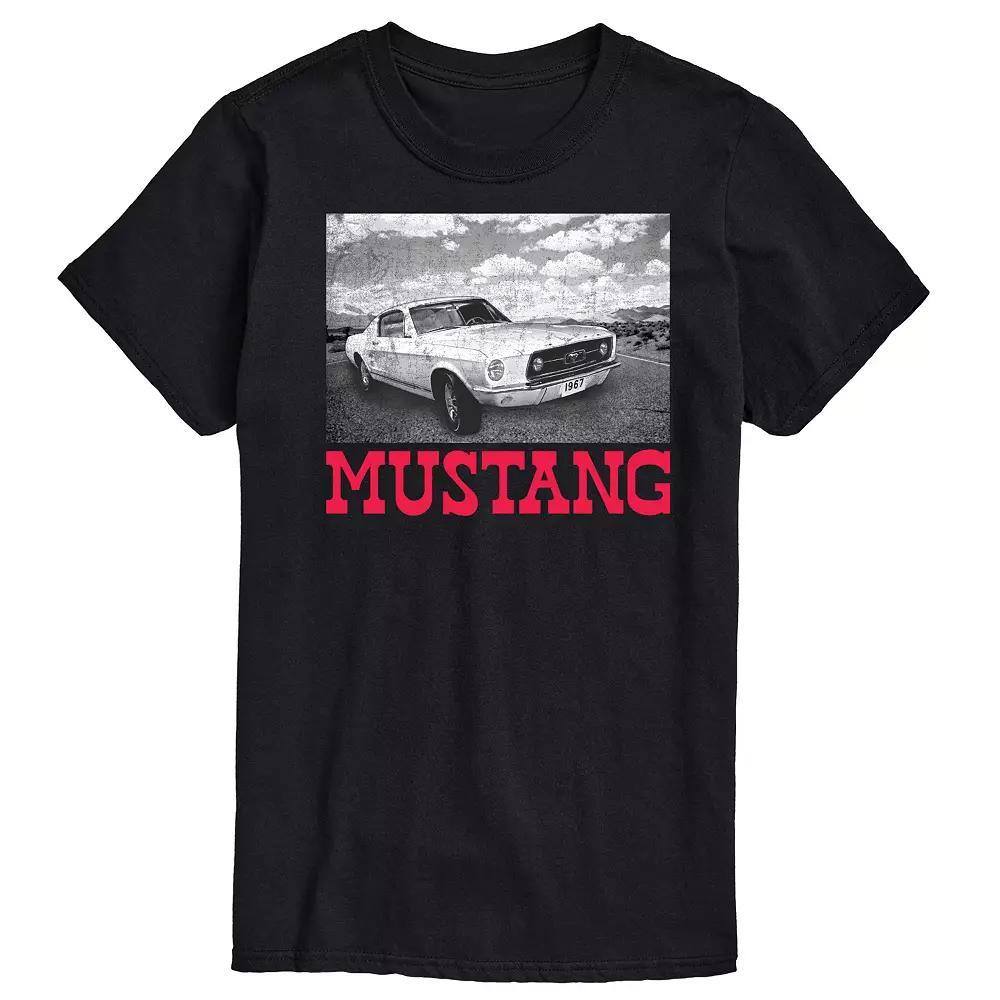 Big & Tall Ford Mustang 1967 Vintage Graphic Tee, Mens Product Image