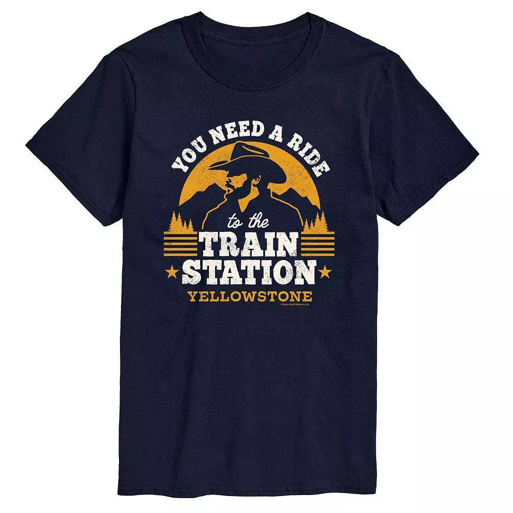 Big & Tall Yellowstone Need A Ride Tee, Men's,  Product Image