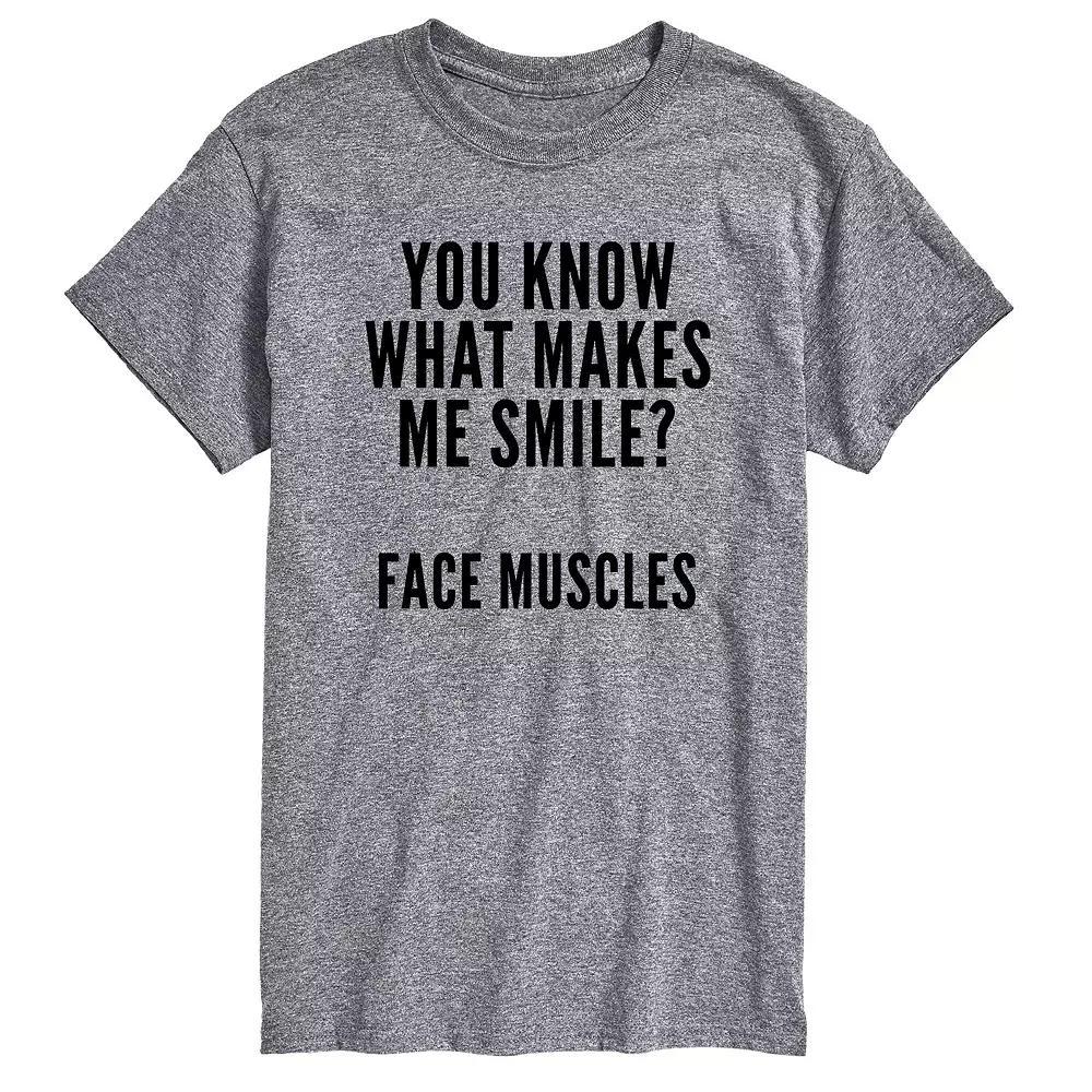 Big & Tall You Know What Makes Me Smile Graphic Tee, Men's,  Product Image