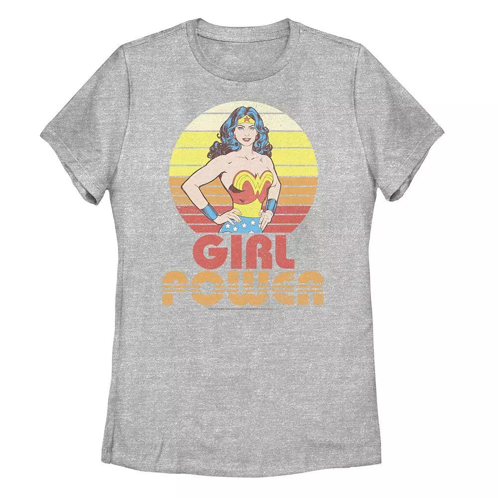Juniors' DC Comics Wonder Woman "Girl Power" Sunset Graphic Tee, Girl's,  Product Image