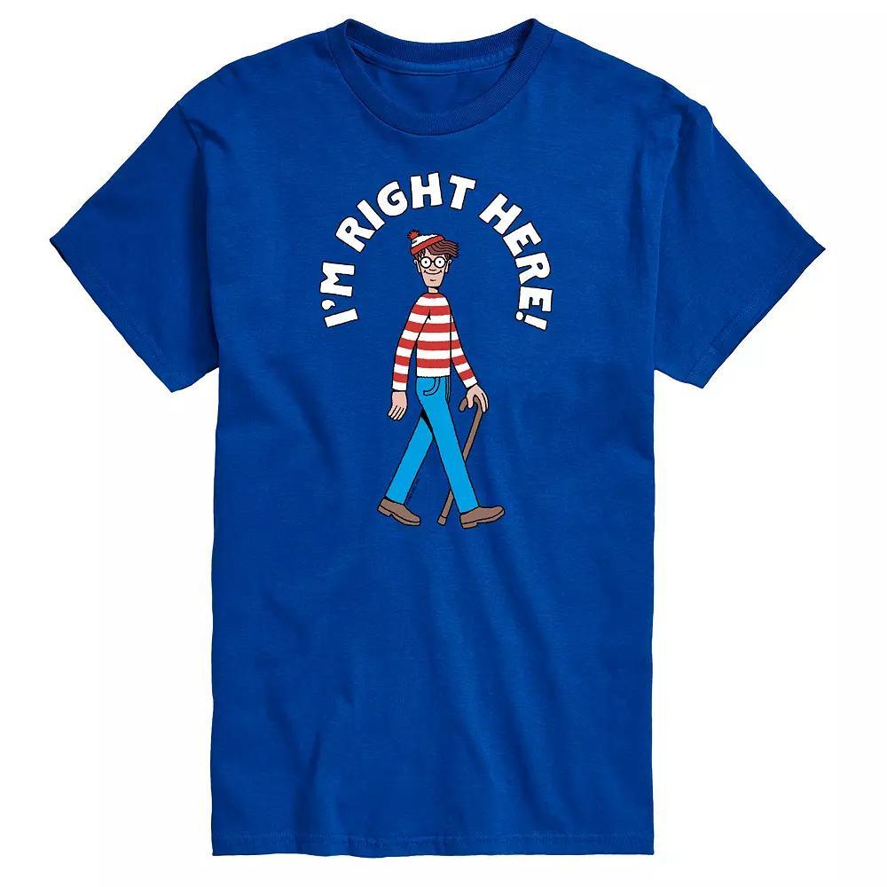 Men's Where's Waldo I'm Right Here Graphic Tee,  Product Image