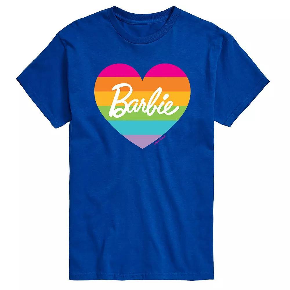Big & Tall Barbie® Pride Rainbow Graphic Tee, Men's,  Product Image