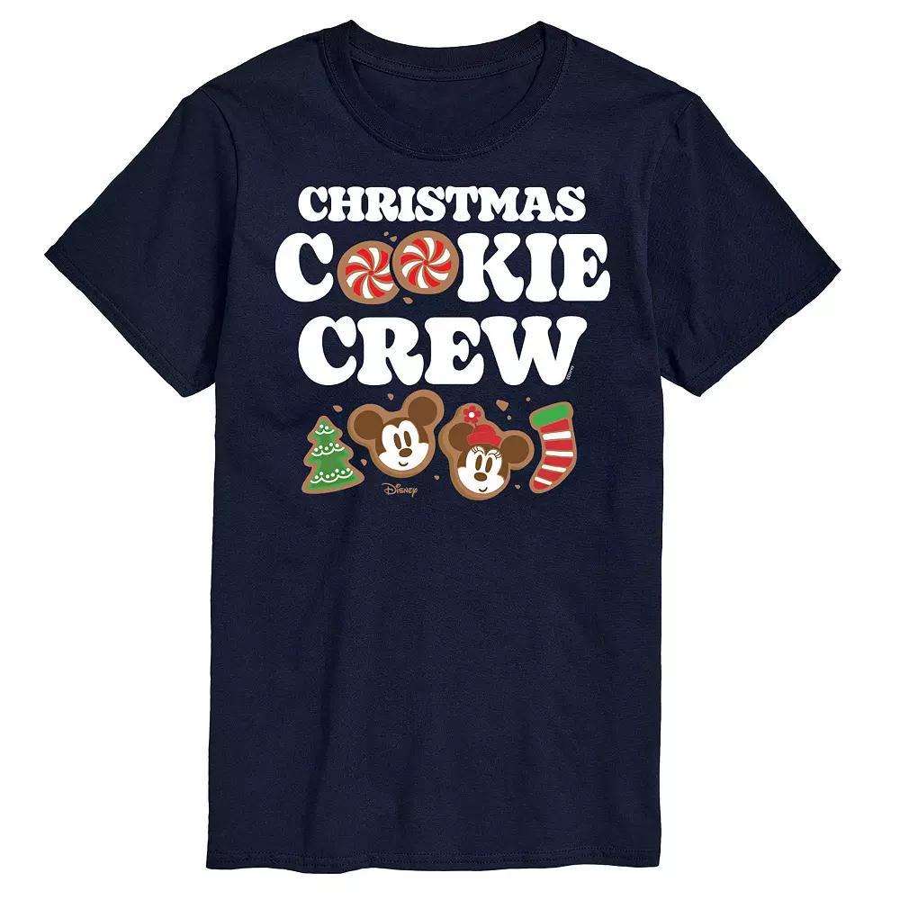 Disney's Mickey & Minnie Mouse Men's Christmas Cookie Crew Graphic Tee,  Product Image