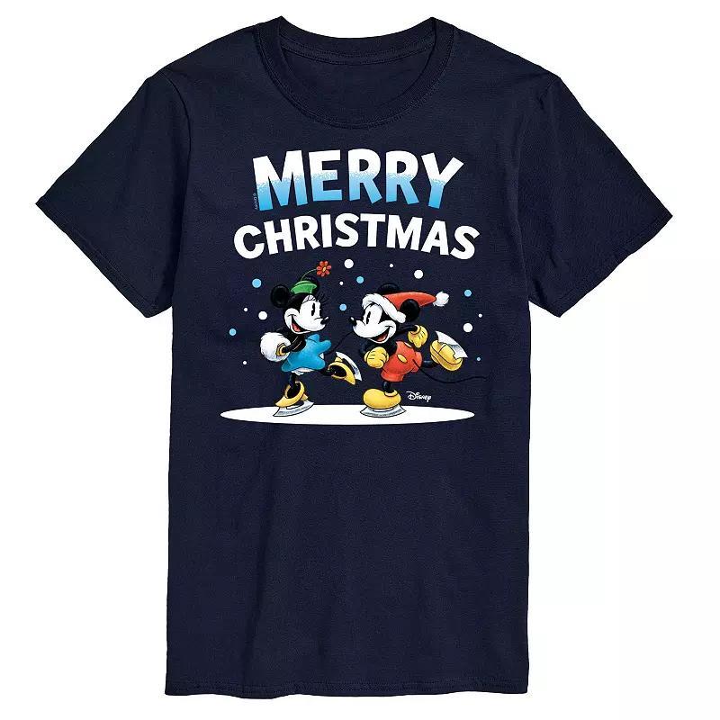 Disney's Big & Tall Merry Christmas Graphic Tee, Men's, Size: 6XB, Black Product Image