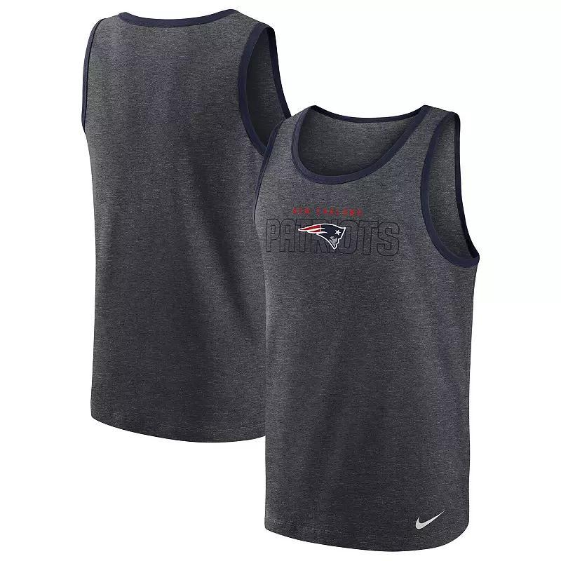 Mens Nike Heathered Charcoal Seattle Seahawks Tri-Blend Tank Top Product Image