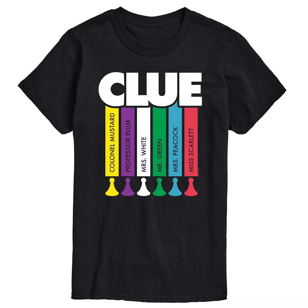 Big & Tall Clue Logo Characters Graphic Tee, Men's, Size: XXL Tall, Blue Product Image