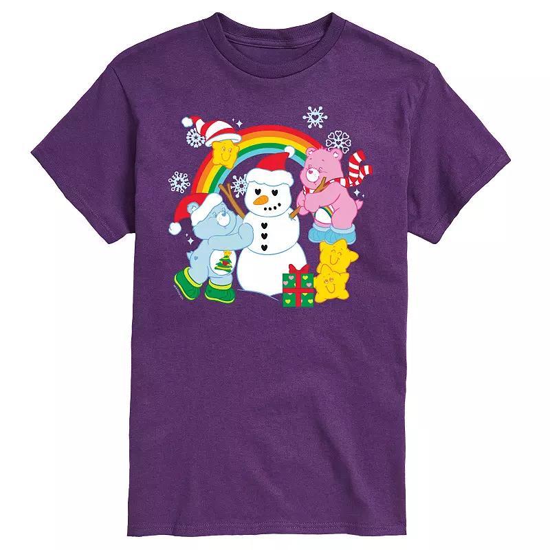 Men's Care Bears Snowman Graphic Tee, Size: XXL, Purple Product Image