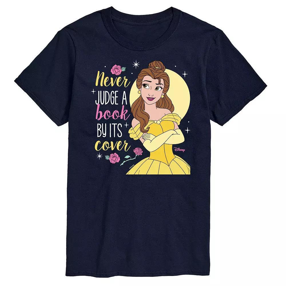 Disney Princess Big & Tall Never Judge Book By Its Cover Graphic Tee, Men's, Size: 4XL Tall, Black Product Image