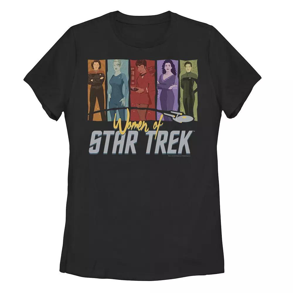 Juniors' Star Trek Women Of Star Trek 5 Silouhette's Graphic Tee, Girl's,  Product Image