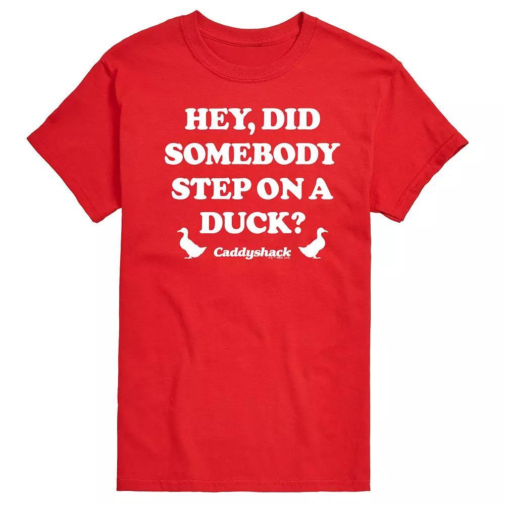 Men's Caddy Shack Step On a Duck Graphic Tee, Size: XXL, Red Product Image