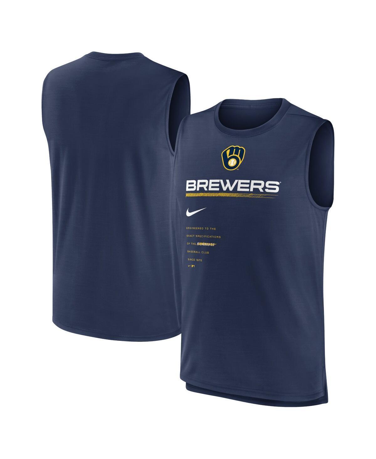 Mens Nike Seattle Mariners Exceed Performance Tank Top Blue Product Image