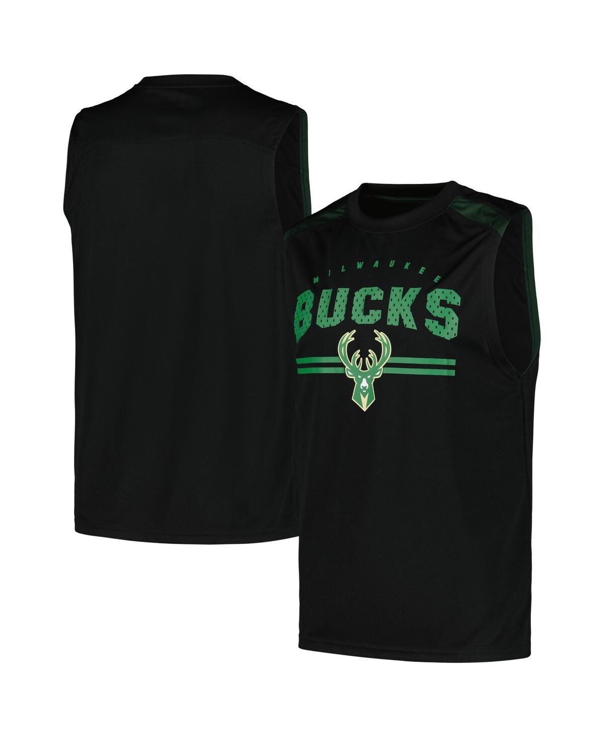 Mens Fanatics Milwaukee Bucks Birdseye Muscle Tank Top Product Image