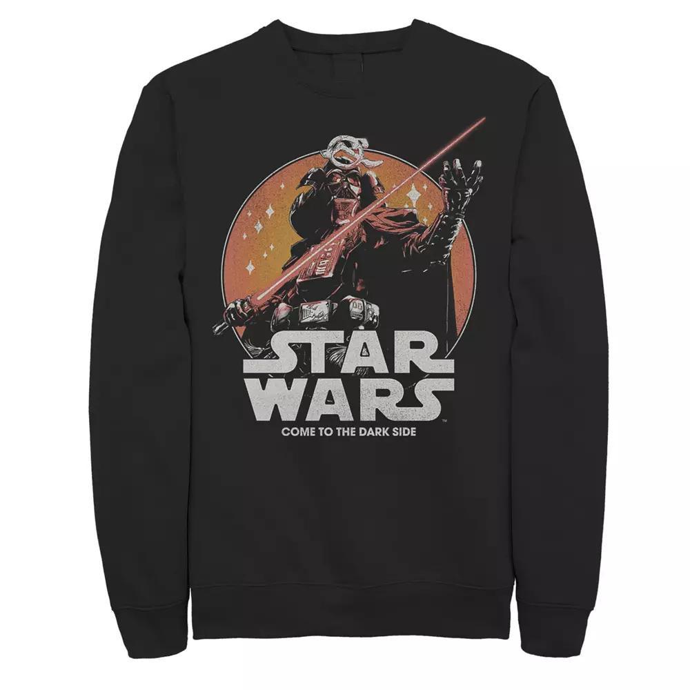 Men's Star Wars Visions Darth Vader Dark Side Poster Graphic Fleece, Size: Medium, Black Product Image