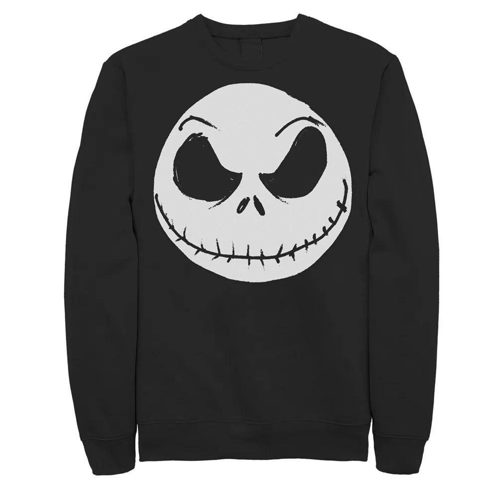 Disney's The Nightmare Before Christmas Jack Skellington Face Men's Sweatshirt,  Product Image
