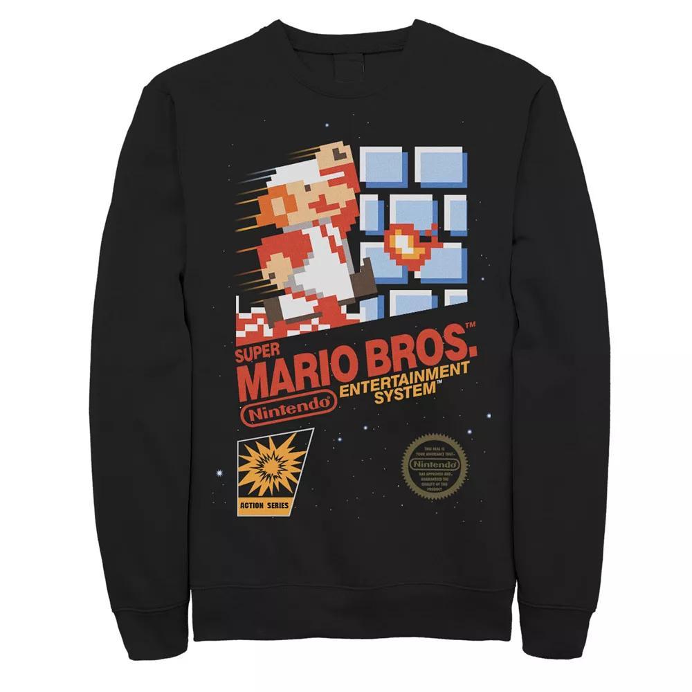 Men's Nintendo Super Mario Mario Dashin Action Sweatshirt,  Product Image