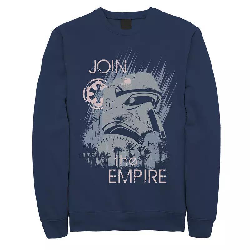 Men's Star Wars Join The Empire Faded Sweatshirt, Size: 3XL, Blue Product Image