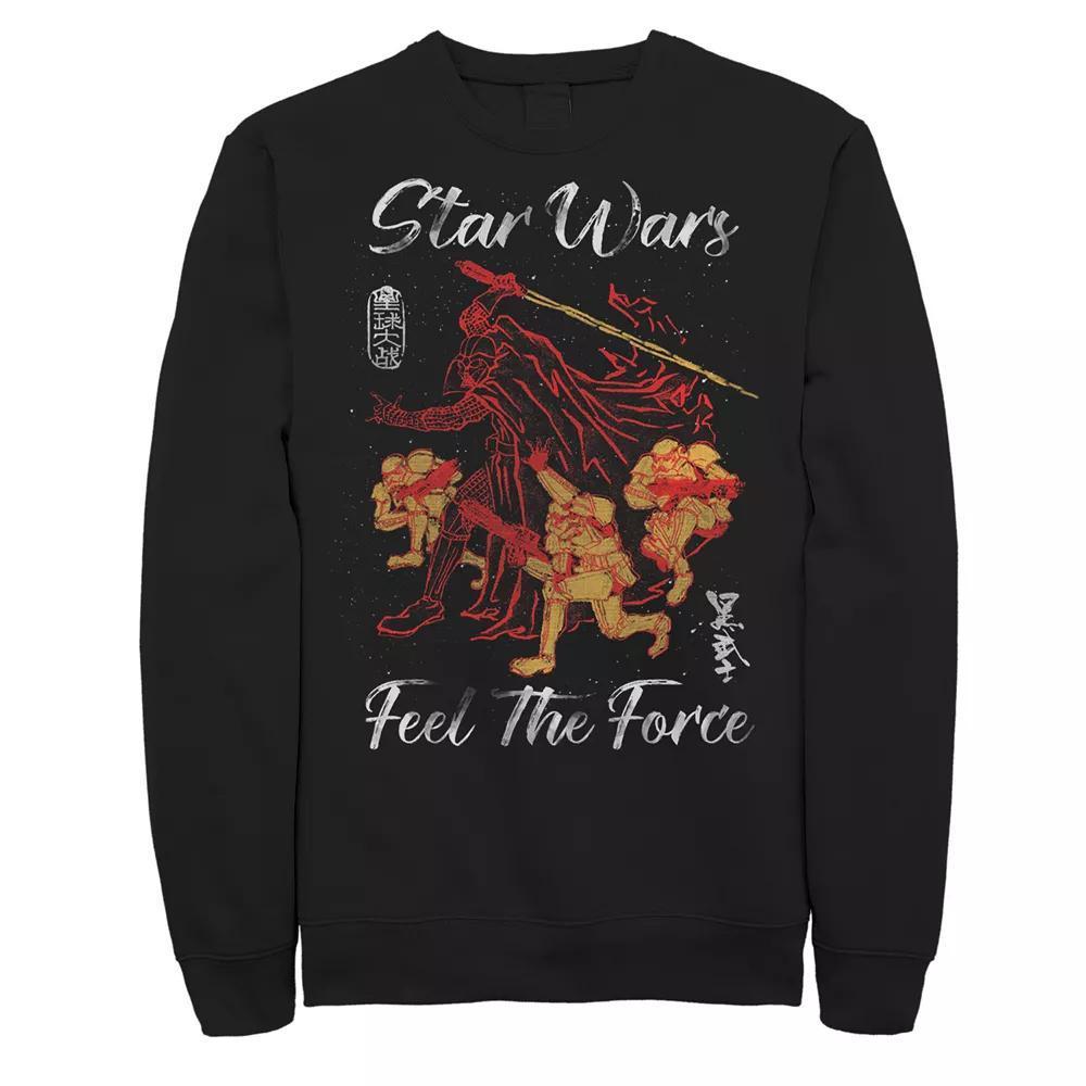 Men's Star Wars Que La Fuerza Be With You Poster Sweatshirt,  Product Image