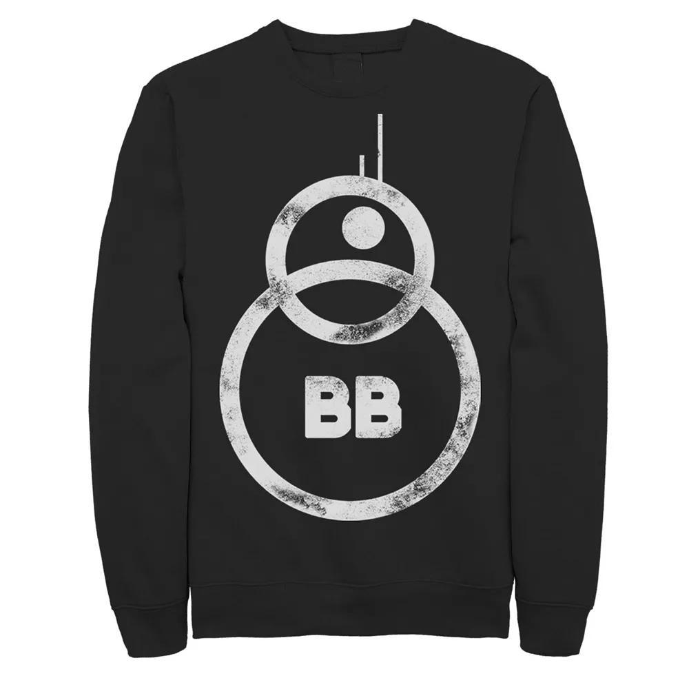 Men's Star Wars BB-8 Outlined Sweatshirt, Size: XL, Black Product Image