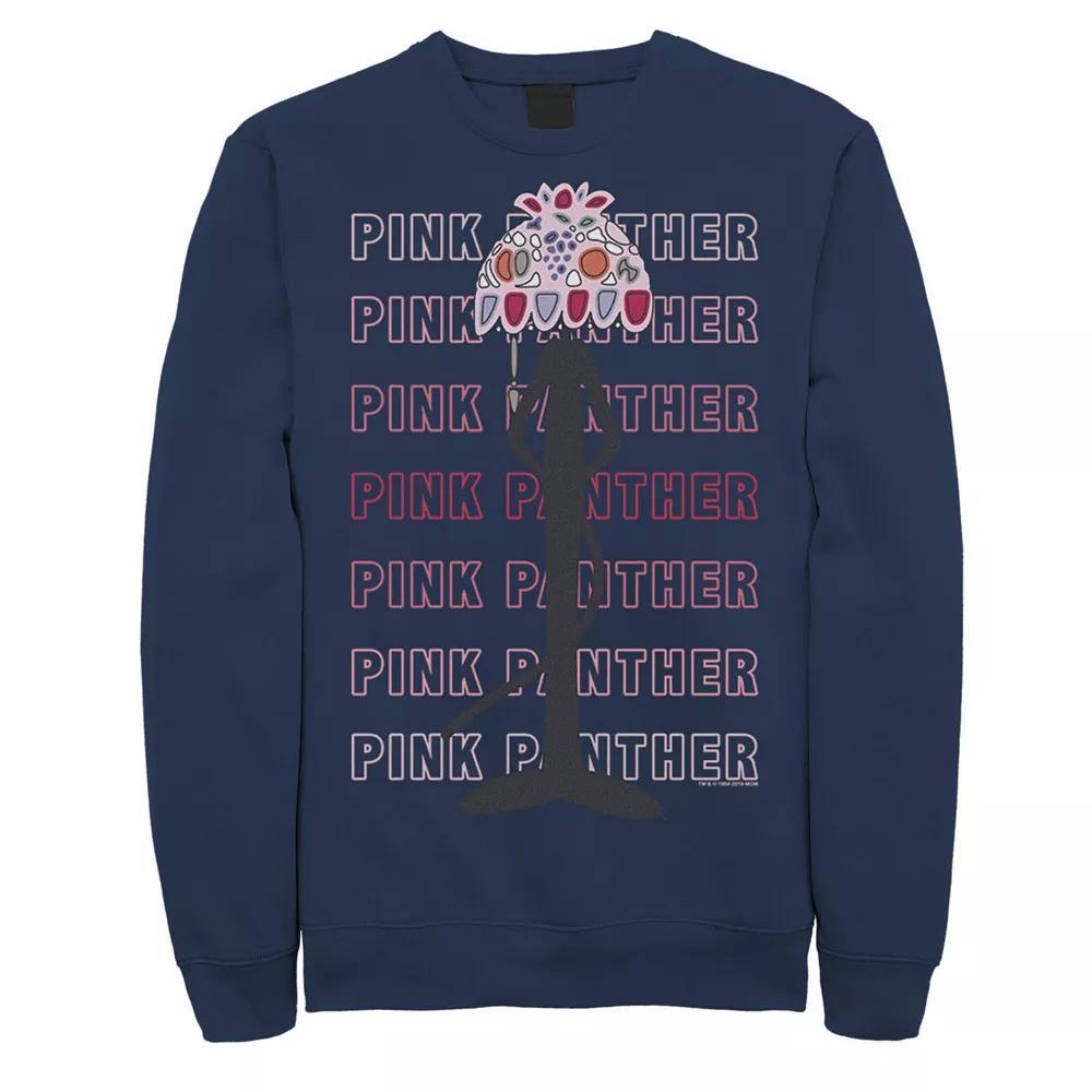 Men's Pink Panther Lampshade Silhouette Graphic Fleece Pullover,  Product Image