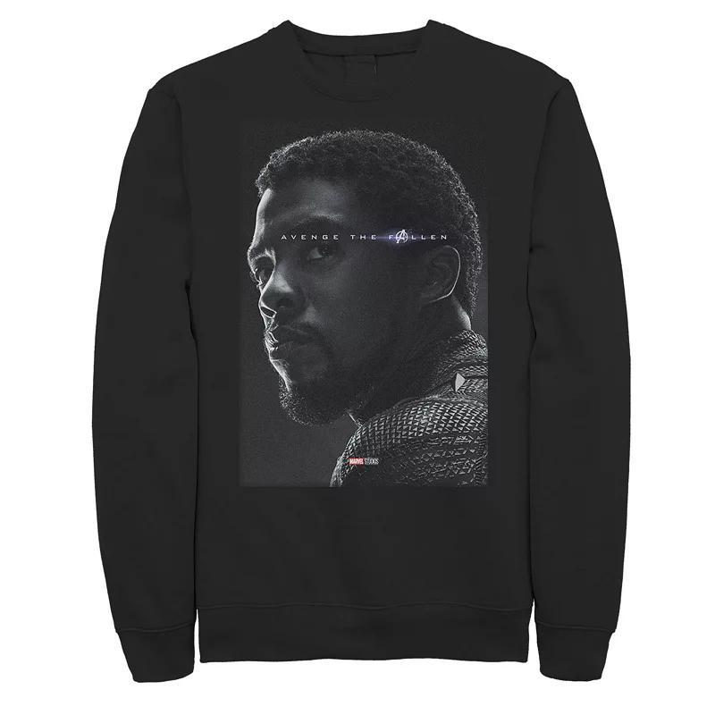 Big & Tall Marvel Avengers Endgame Black Panther Avenge The Fallen Sweatshirt, Men's, Size: 3XL Tall Product Image