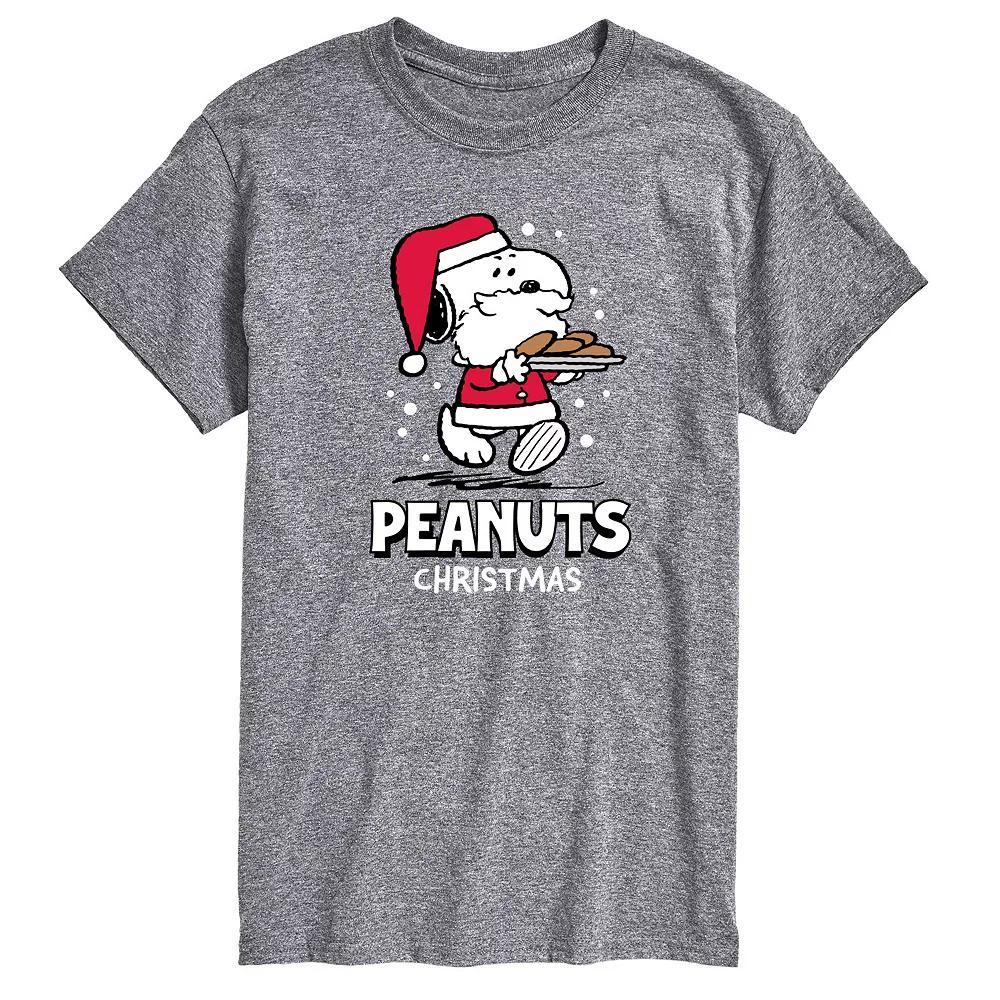 Men's Peanuts Santa Snoopy Cookies Graphic Tee,  Product Image