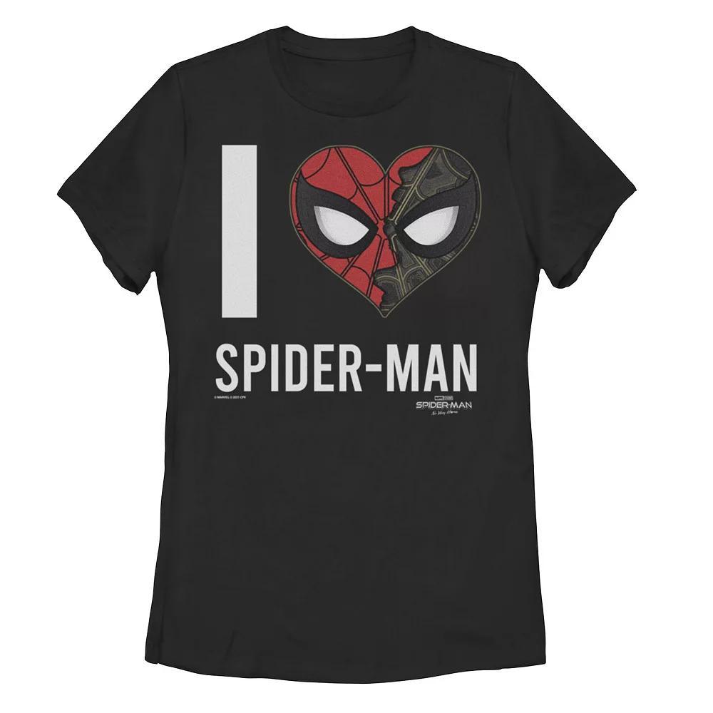 Juniors' Marvel Spider-Man No Way Home I ♥ Spider-Man Tee, Girl's,  Product Image