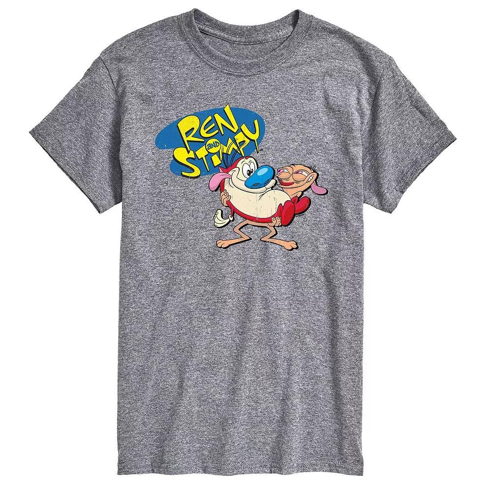 Men's Ren & Stimpy Holding Ren Tee,  Product Image
