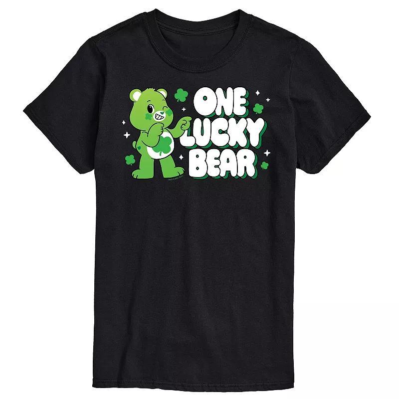 Mens Care Bears Unlock The Magic One Lucky Bear Graphic Tee Product Image