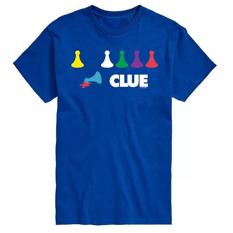 Big & Tall Clue Game Pieces Graphic Tee, Men's, Size: 5XB, Blue Product Image