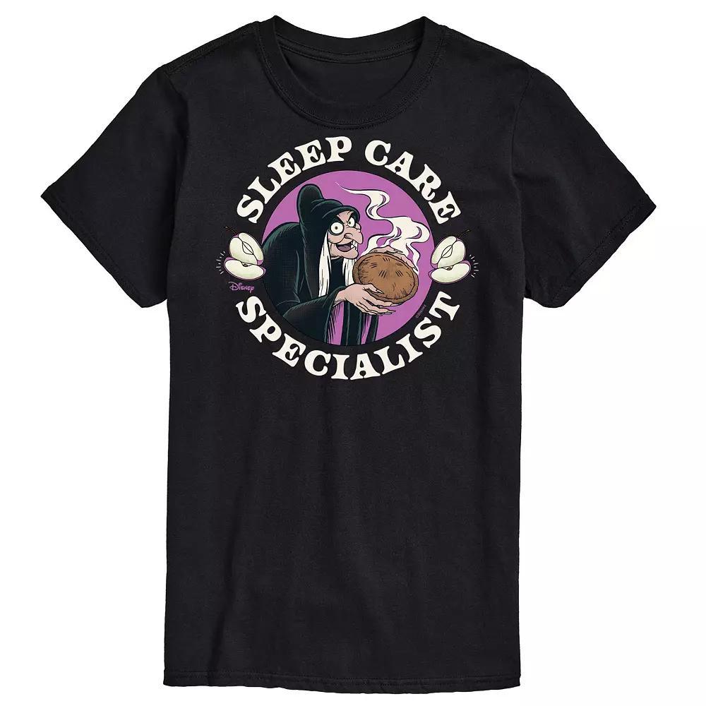 Disney Villains Evil Queen Men's Sleep Care Specialist Graphic Tee,  Product Image