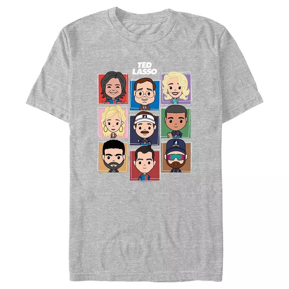Men's Ted Lasso Cute Cartoon Characters Graphic Tee,  Product Image