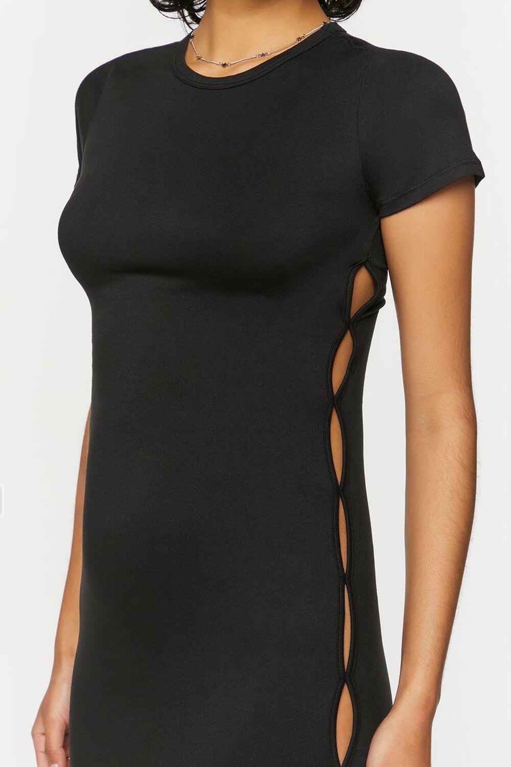 Short-Sleeve Cutout Mini Dress | Forever 21 Product Image