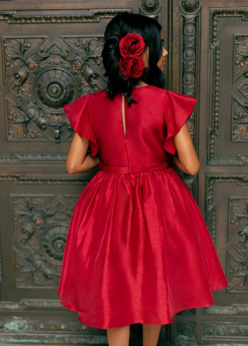 Camryn Dress in Scarlet Girls Product Image