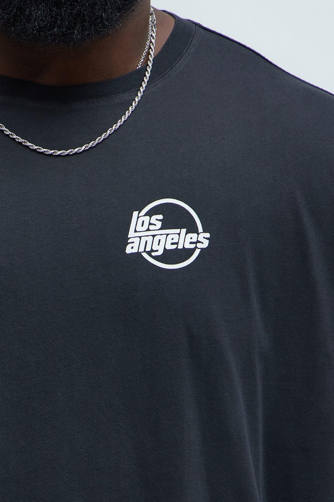 Los Angeles Last Nite Oversized Short Sleeve Tee - Black Product Image